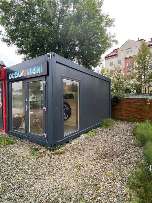 Kontener gastronomiczny, pawilon gastronomiczny, foodtruck,