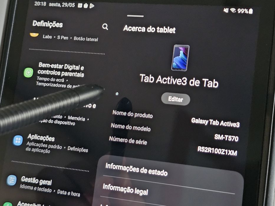 Samsung Tab Active 3 - Com Caixa | Excelente