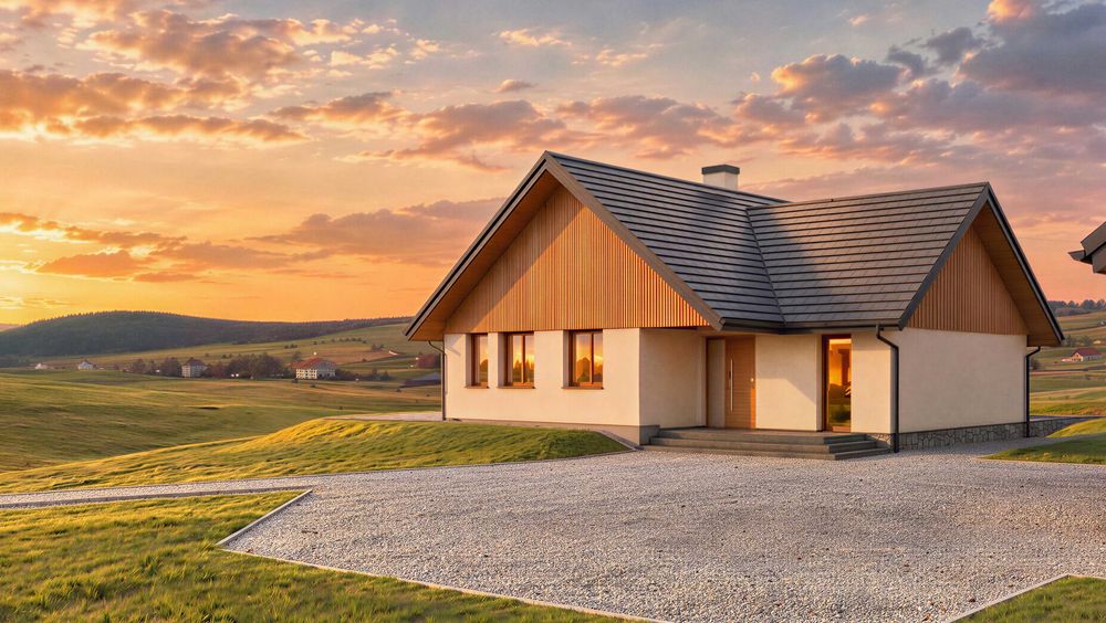 sprzedam działkę z pozwoleniem na budowę domu parterowego 120 m² - Widok 4