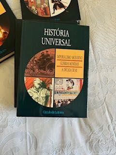 Vendo livros sobre história do nosso país, universal e continentes.