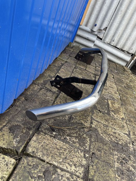 Защита заднего бампера