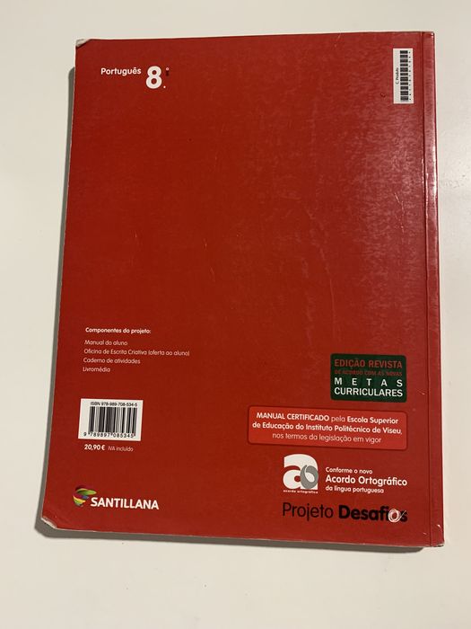 Manual Português - 8 Ano