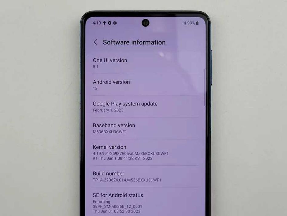 SAMSUNG Galaxy M53 5G 128GB 8GB RAM Azul escuro DUAL SIM