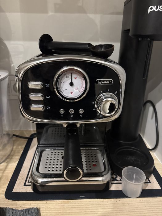 Gwarancja Używany Ciśnieniowy ekspres do kawy Yoer Breve EM01BK