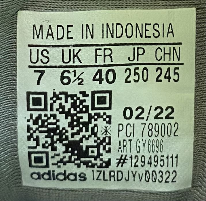 Кроссовки Adidas ZX 22 Boost размер 40 стелька 25