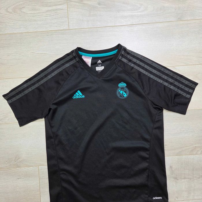 Adidas Real Madryt Czarna Koszulka Piłkarska Jersey 152 cm