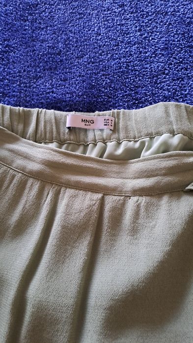 Saia da Mango T. M Verde água