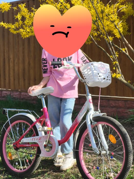 Велосипед для дівчинки 4-5-6-7-8 років