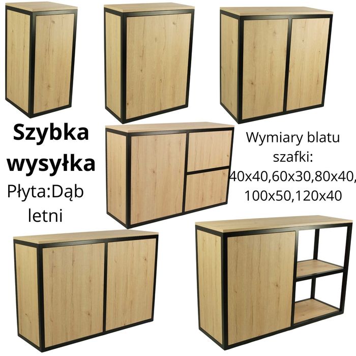 Szafka akwariowa na wymiar – metalowa spawana LOFT