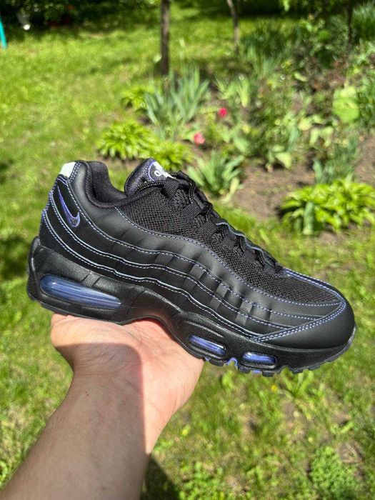 ОРИГІНАЛ! Nike Air Max 95 Black/Purple 42.5 | IB7936-001