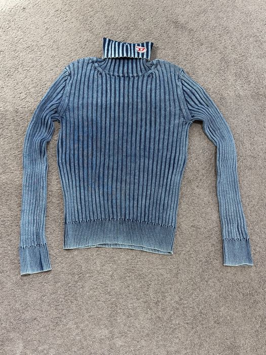 Гольф-світер diesel K-ristopher indig thin 22aw