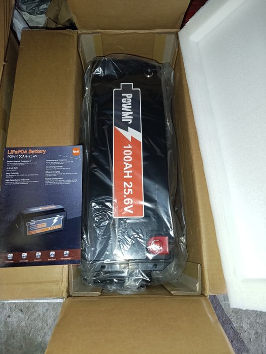 PowMr LiFePO4 25.6V 100Ah 2560Wh акумулятор