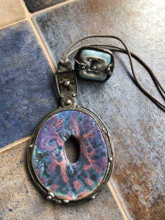 Кулон + кольцо (керамика)