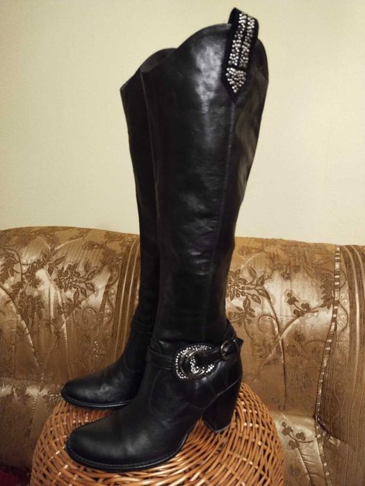 Чобітки чоботи жіночі італійські Nero Giardini  35 розмір