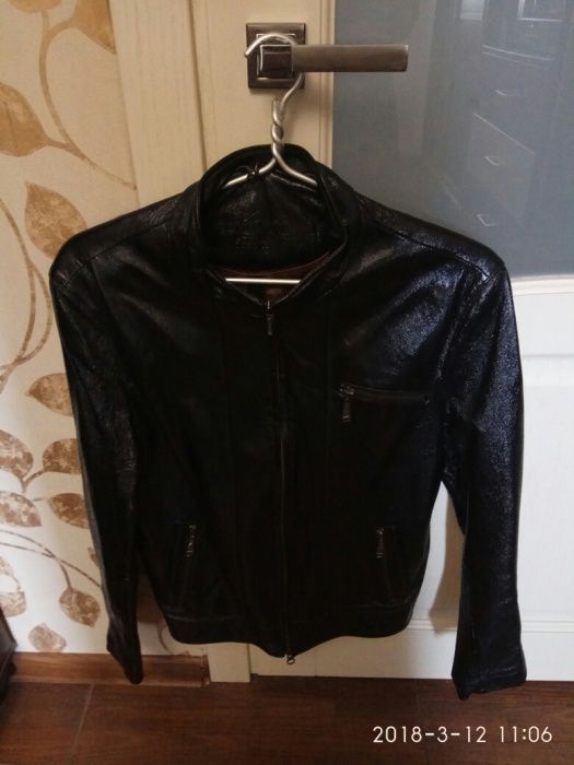 Кожаная куртка для стильного парня4