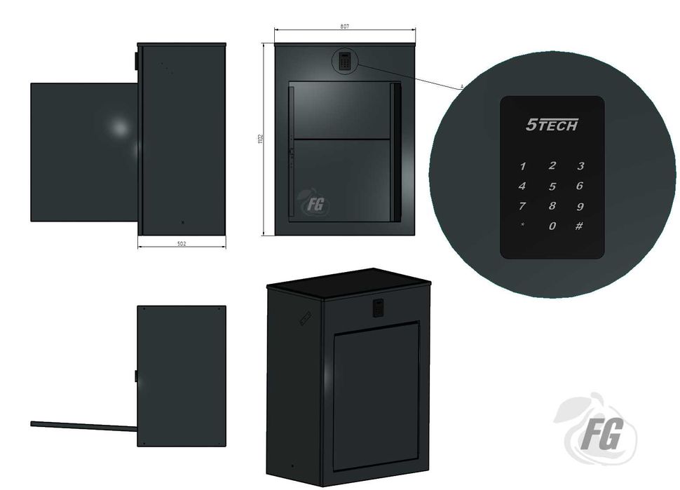 Skrytka na paczki MTX