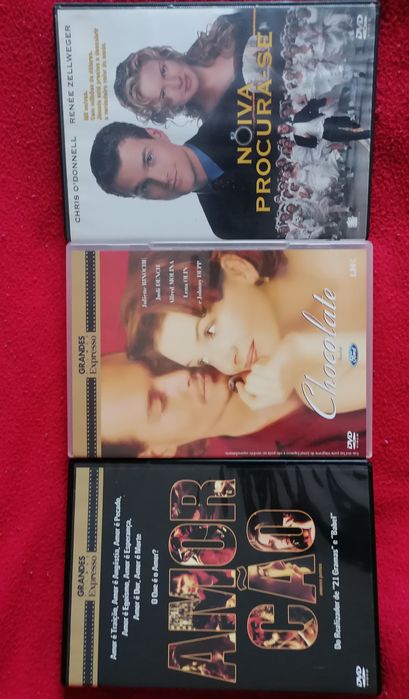 DVD Chocolate, Noiva procura-se, Amor cão