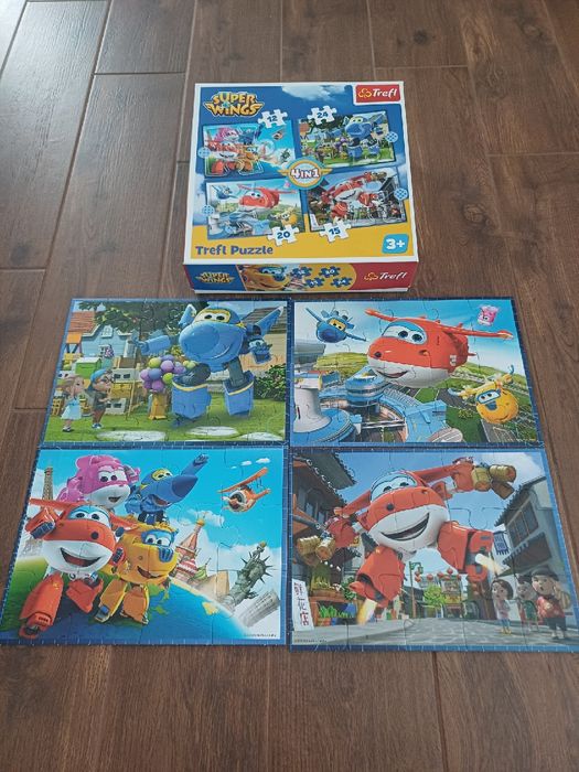 Puzzle Trefl 4w1 Super Wings kompletne