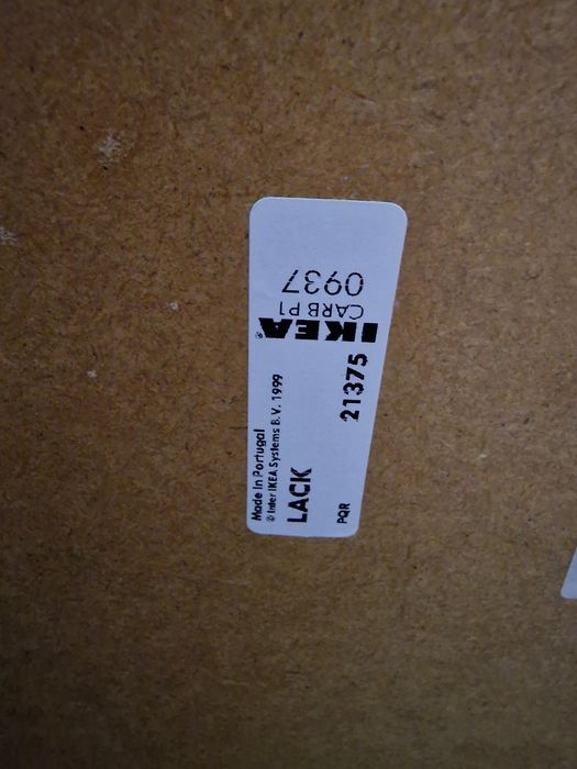 Mesa Lack preto Ikea
