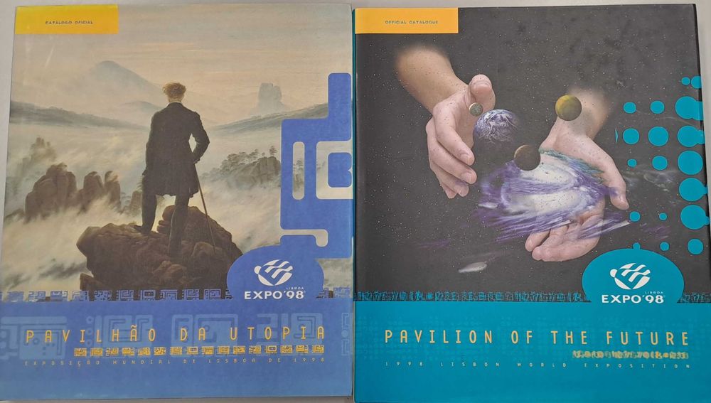3 Livros Expo 98 (Pavilhão de Portugal, da Utopia e do Futuro)