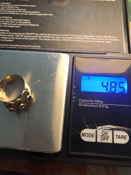 Zloty pierscionek 585