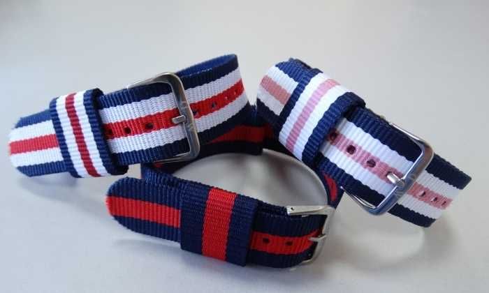 Pasek nylonowy NATO 20mm do zegarka Daniel Wellington