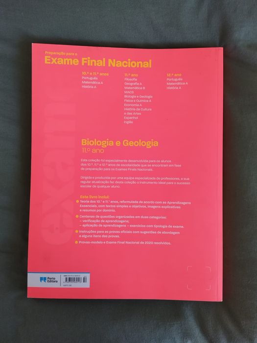 Preparação para o exame nacional de Biologia e Geologia de 11° ano