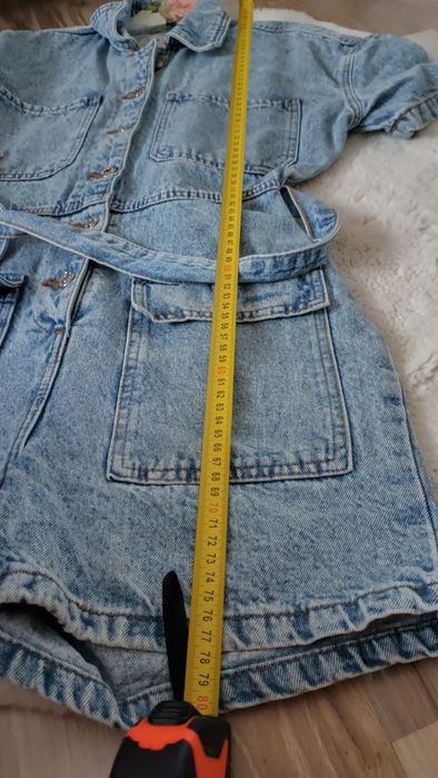 Kombinezon jeansowy 36/38