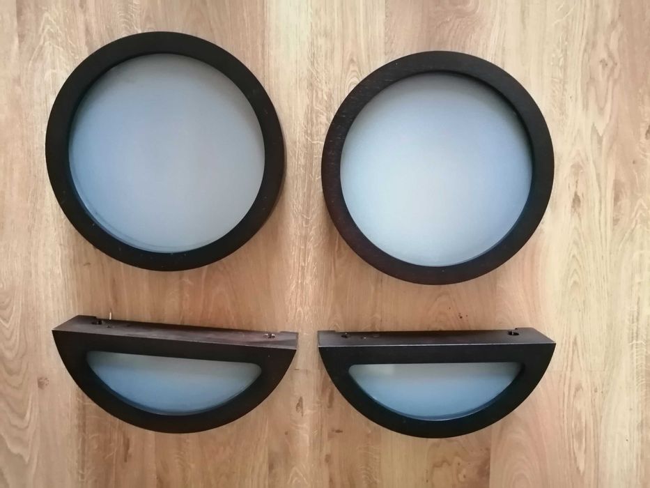 Plafon, plafoniera, lampa sufitowa, kinkiet, wenge, okrągły, JASMIN