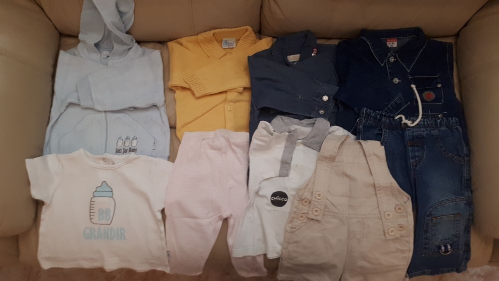 Roupa de bebé de 12 meses