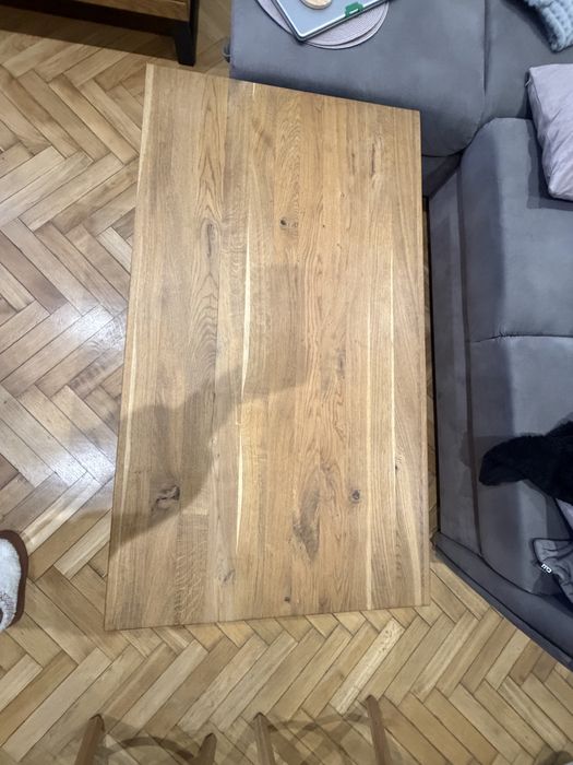 Zestaw mebli : komoda witryna stolik - DREWNO