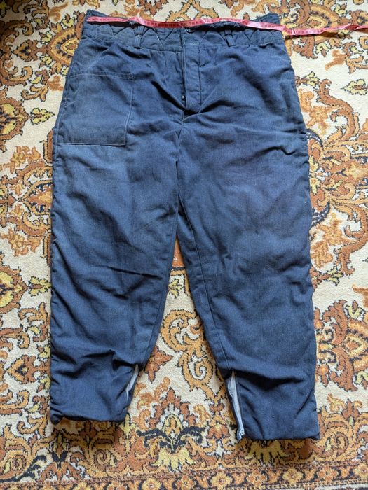 Ватяні штани синього кольору