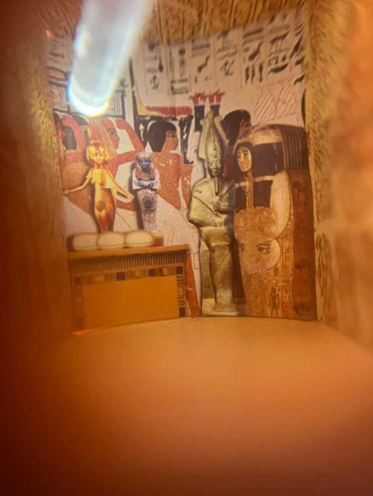 Set 3 Brinquedos Egípcios Nestlé com imagem interior