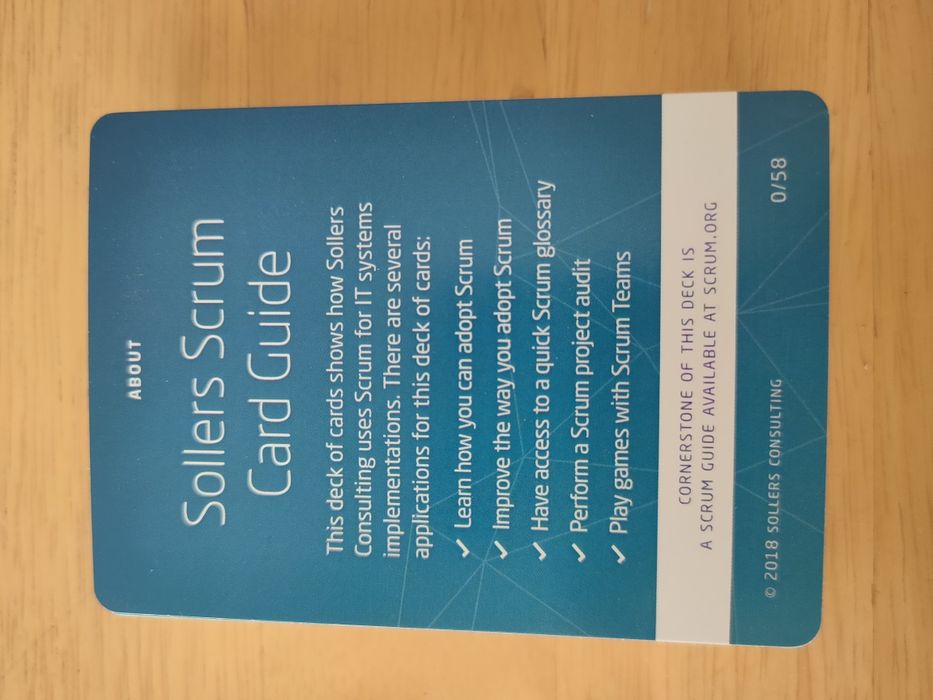 Sollers scrum card guide