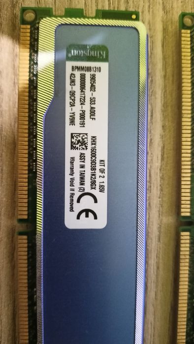 Pamięć ram 8gb DDR3 1600 Mhz