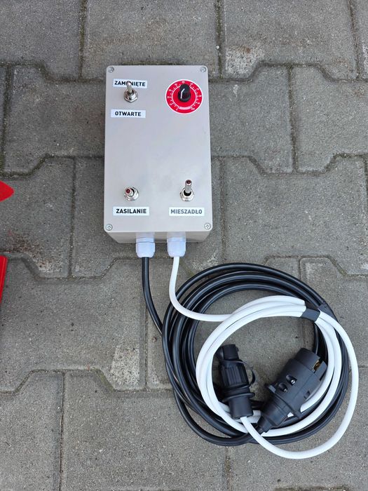 SIEWNIK DO POPLONÓW / POPLONU / Elektryczna regulacja z kabiny  / mieszadło / panel elektryczny / 110 L  !