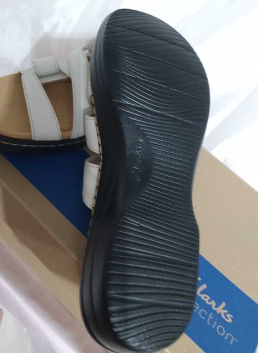 Clarks Merliah Karli sandálias em pele Tam 39,5