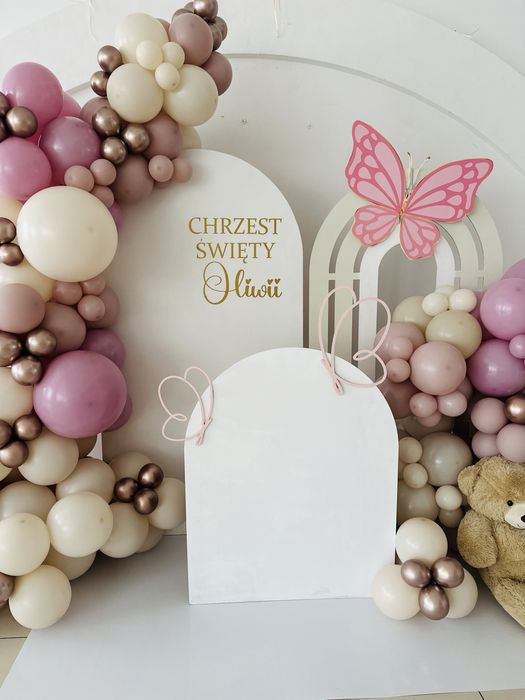 Dekoracja balonowa girlanda ścianka