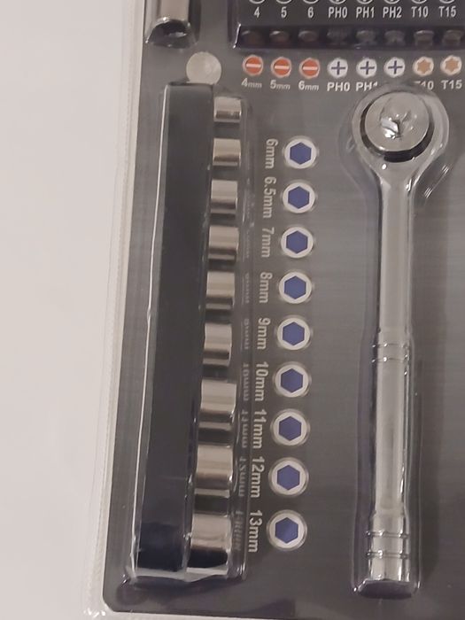 Jogo de Chaves com Roquete 19 Peças – Kit Ferramentas Novo