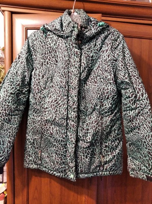 Kurtka zimowa narciarska dziewczęca na 164