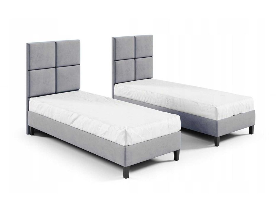Tapicerowane łóżko hotelowe 70 / 80 / 90 / 100x200 - SZYBKA DOSTAWA