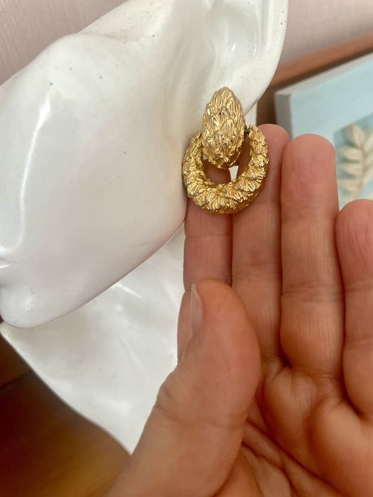 Вінтажні сережки кліпси стиль Dior 50-60 роки американський вінтаж