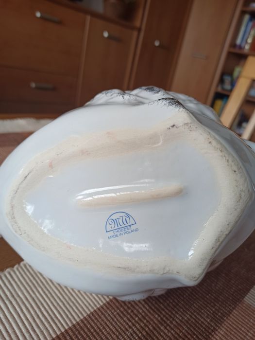 Łabędź duży - porcelana Chodzież