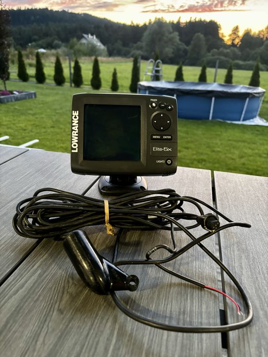Lowrance Elite-5X – echosonda z przetwornikiem