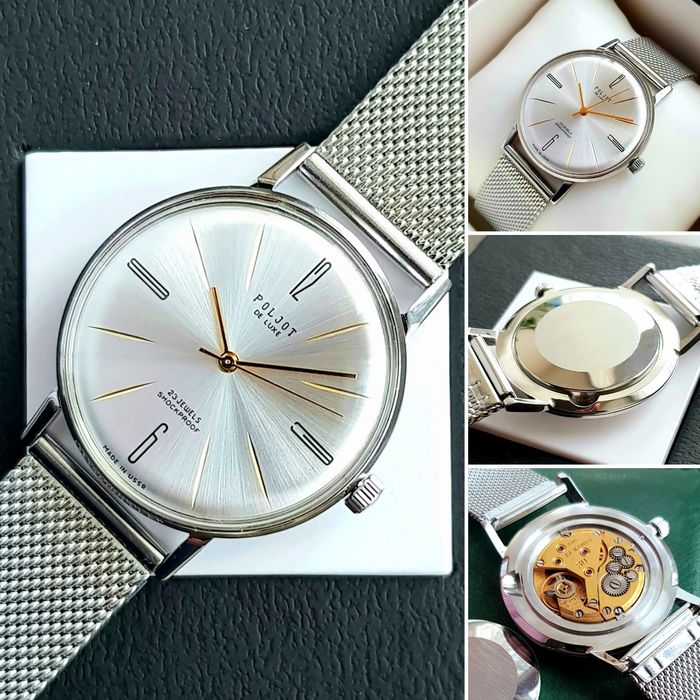 Годинник механічний Poljot de luxe 23 jewels Полёт Мех. cal. 2209 SU