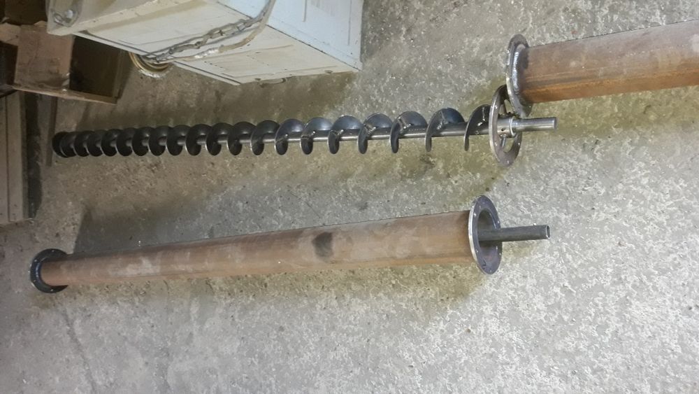 Сегменты шнека. Перо шнека. Виток шнека. Зернопогрузчик.