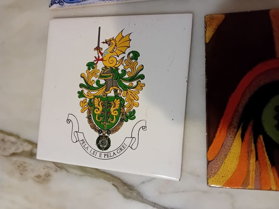 Conjunto de 10 Azulejos Antigos Diversos