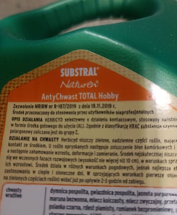 Nawóz uniwersalny antychwast substral 3 L