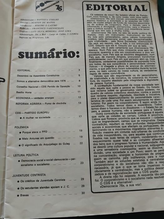 Revista Democracia 76