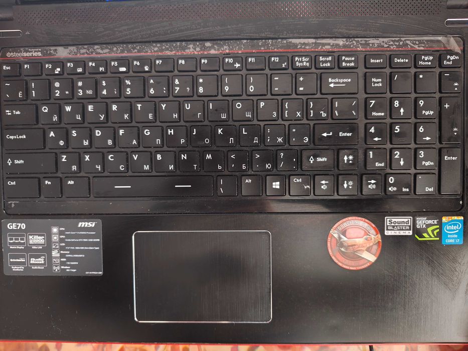 Продаётся ноутбук MSI GE70 2PE
